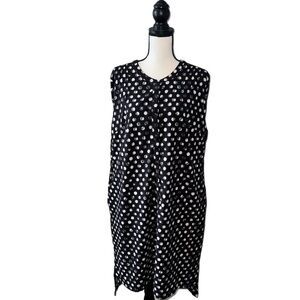 Merona- Black and white polka dot dress